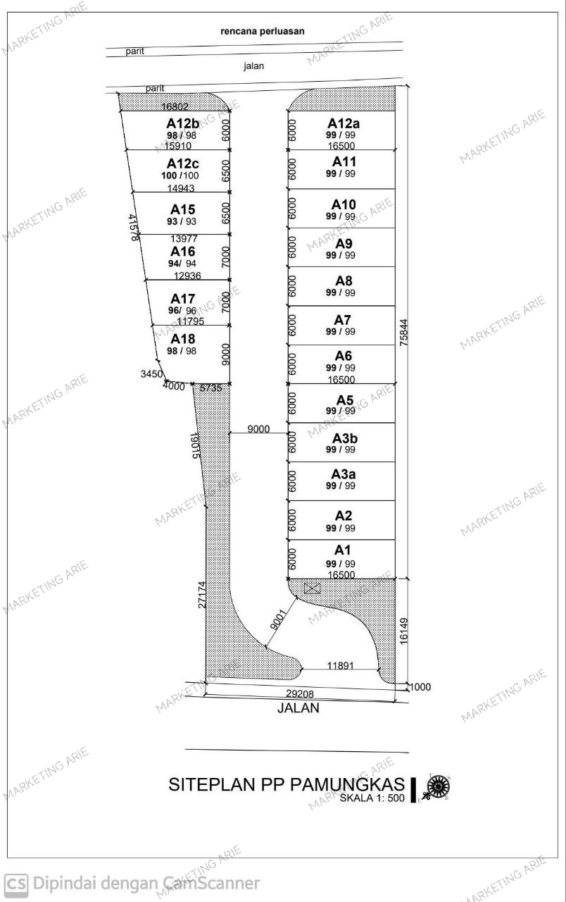 pondok permai pamungkas siteplan maret 2026