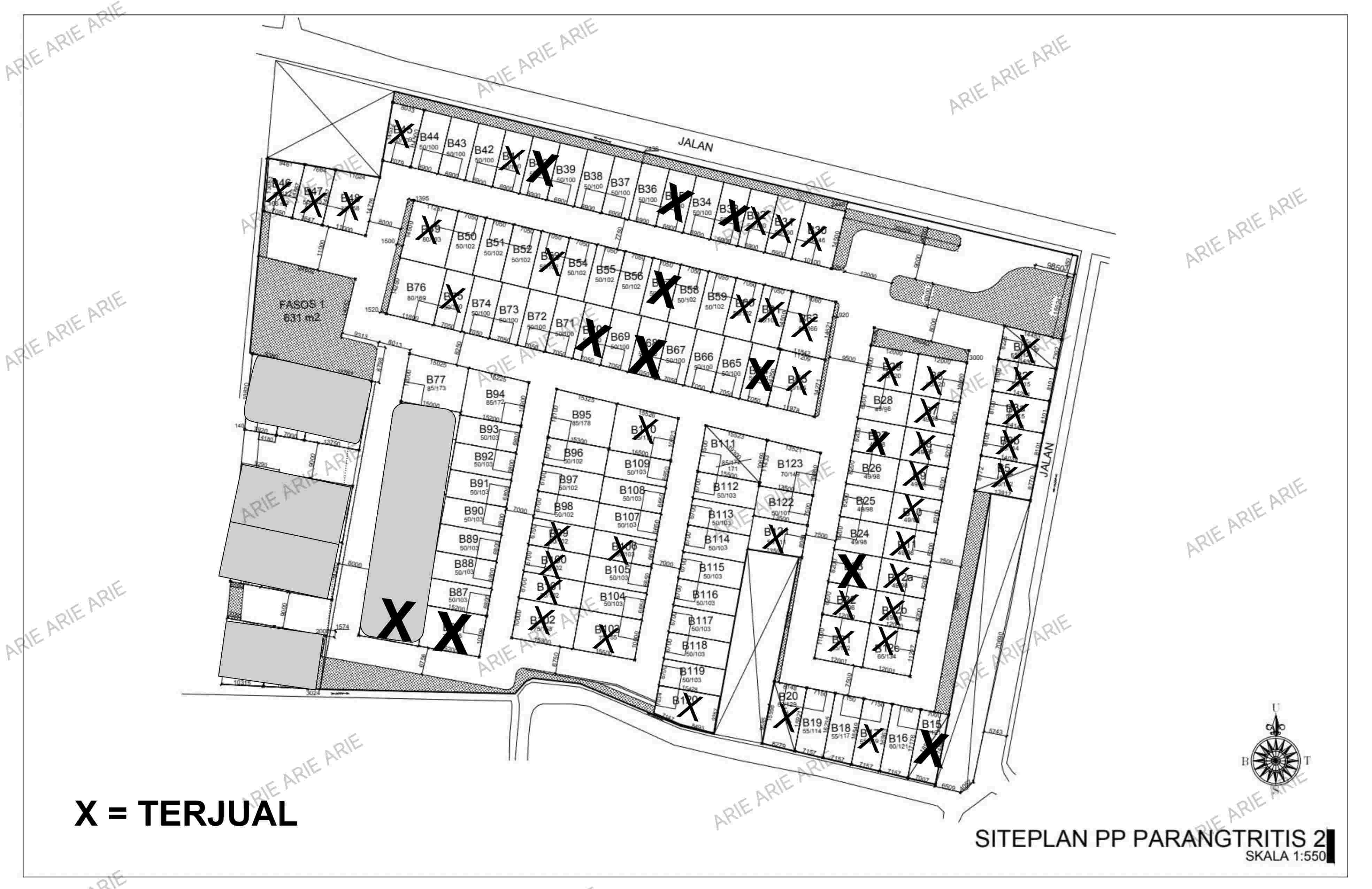 pondok permai parangtritis siteplan maret 2026